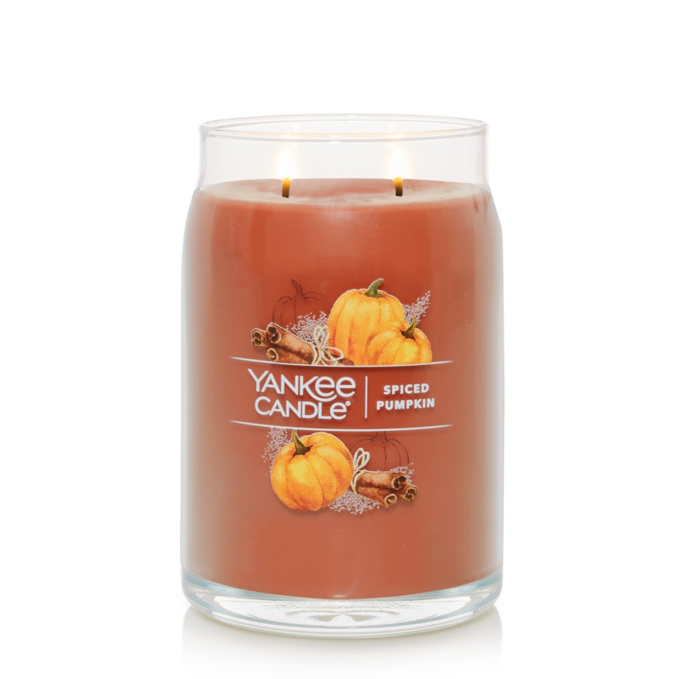spiced pumpkin signature large jar candle
