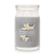 smoked vanilla and cashmere signature large jar candle image number 1