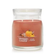 spiced pumpkin signature jar candle with lid image number 0