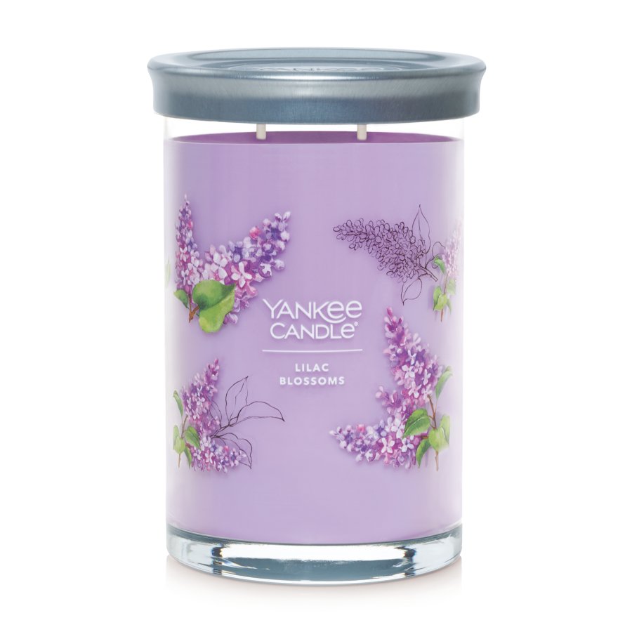 2 wick jar candle lilac blossoms