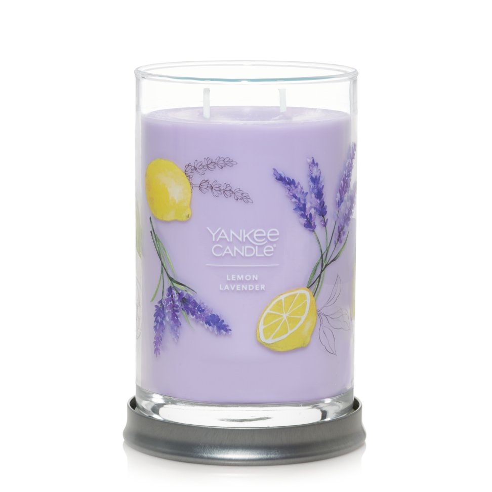 2 wick jar candle lemon lavender