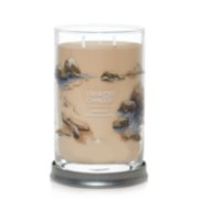 2 wick jar candle amber and sandalwood image number 1