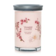 2 wick jar candle pink cherry and vanilla