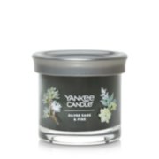 silver sage and pine signature candle with lid