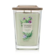 cactus flower and agave large 2 wick square candles image number 1