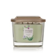 cactus flower and agave medium 3 wick square candles image number 1