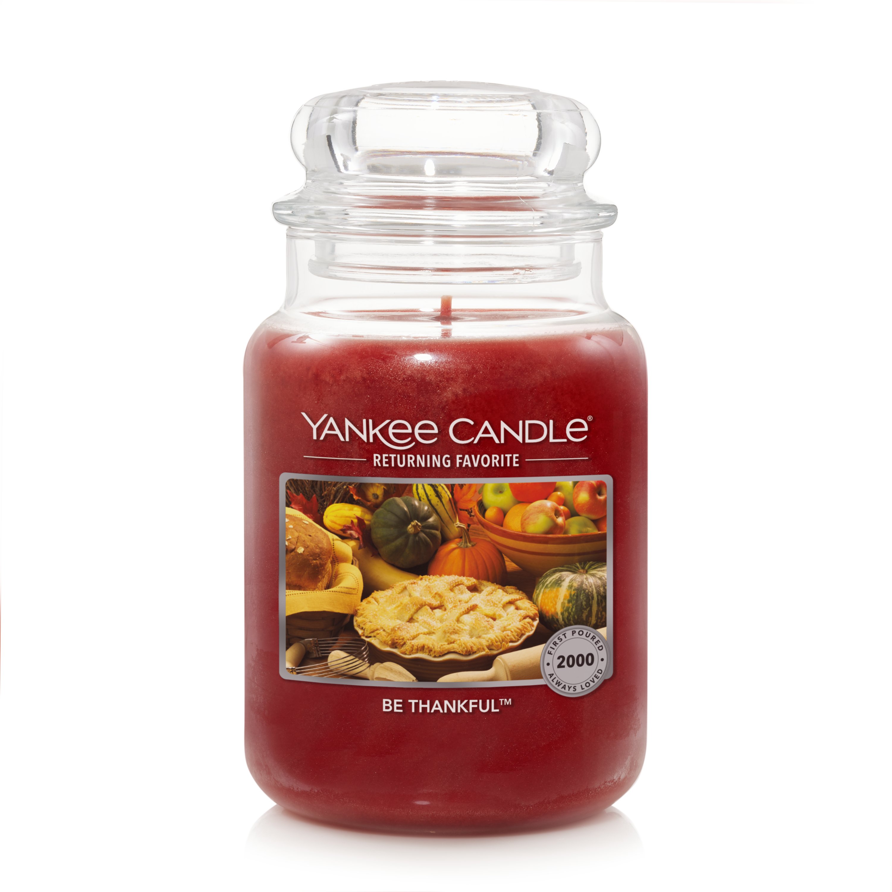 Be Thankful™ Returning Favorite 22 oz. Original Large Jar Candles Large Jar Candles Yankee