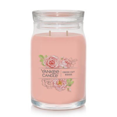 Fresh Cut Roses 20 oz. Signature Large Jar Candle - Yankee Candle