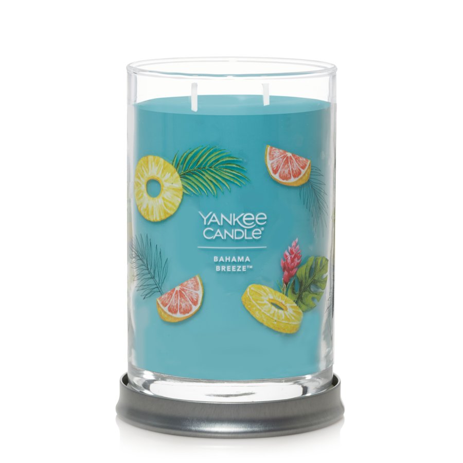 2 wick jar candle, bahama breeze