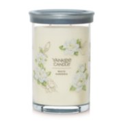 2 wick jar candle white gardenia