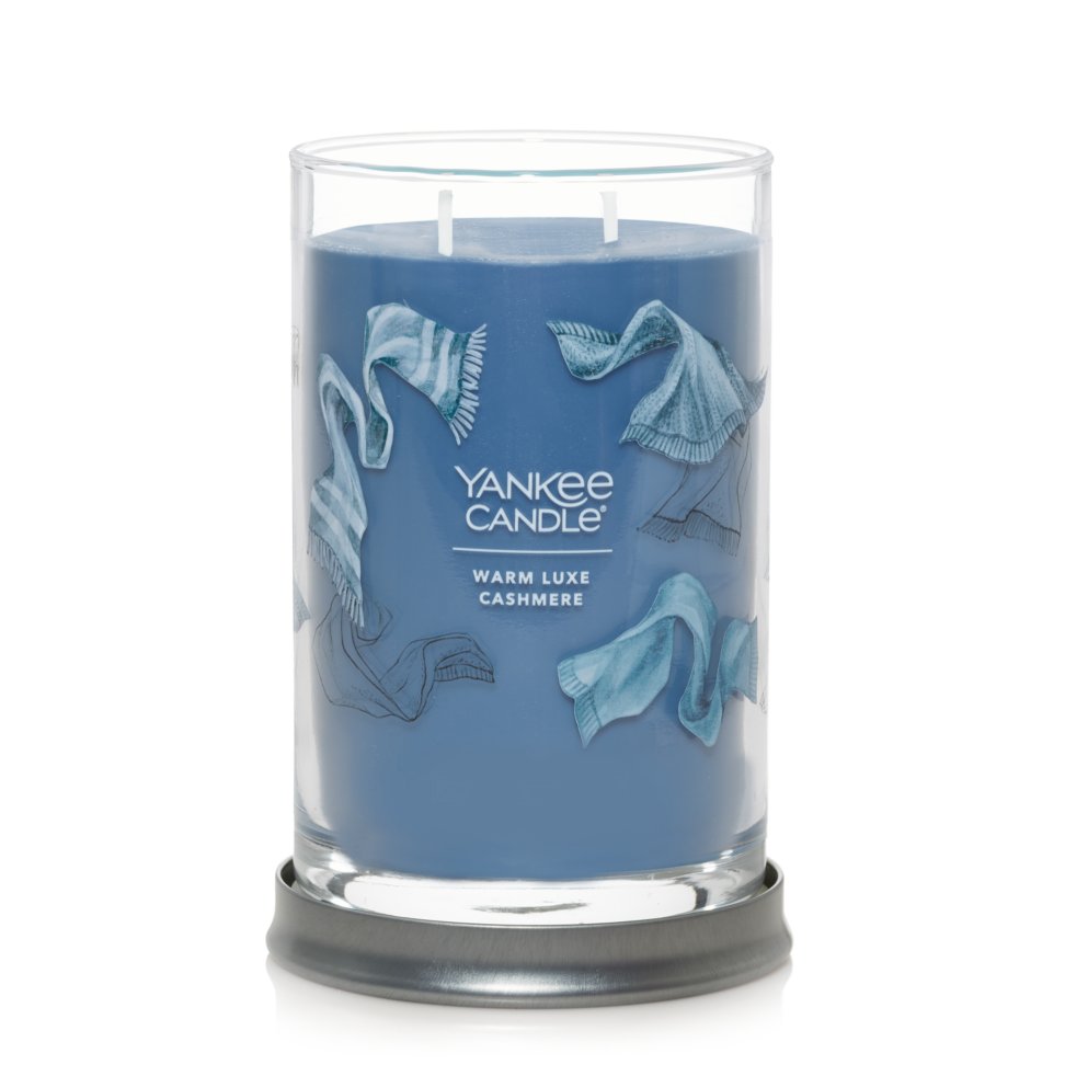 warm luxe cashmere signature large 2 wick tumbler candle