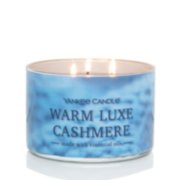 Yankee Candle in warm luxe cashmere scent with three wicks