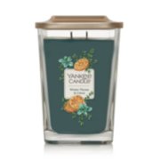 winter thyme and citrus large square candle