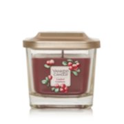 candied cranberry small square candle