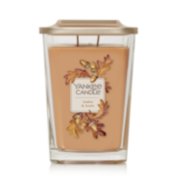 amber and acorn large square candle