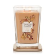 amber and acorn large square candle image number 2