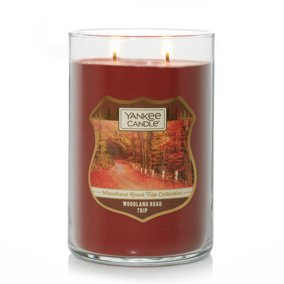 woodland road trip large 2 wick tumbler candle