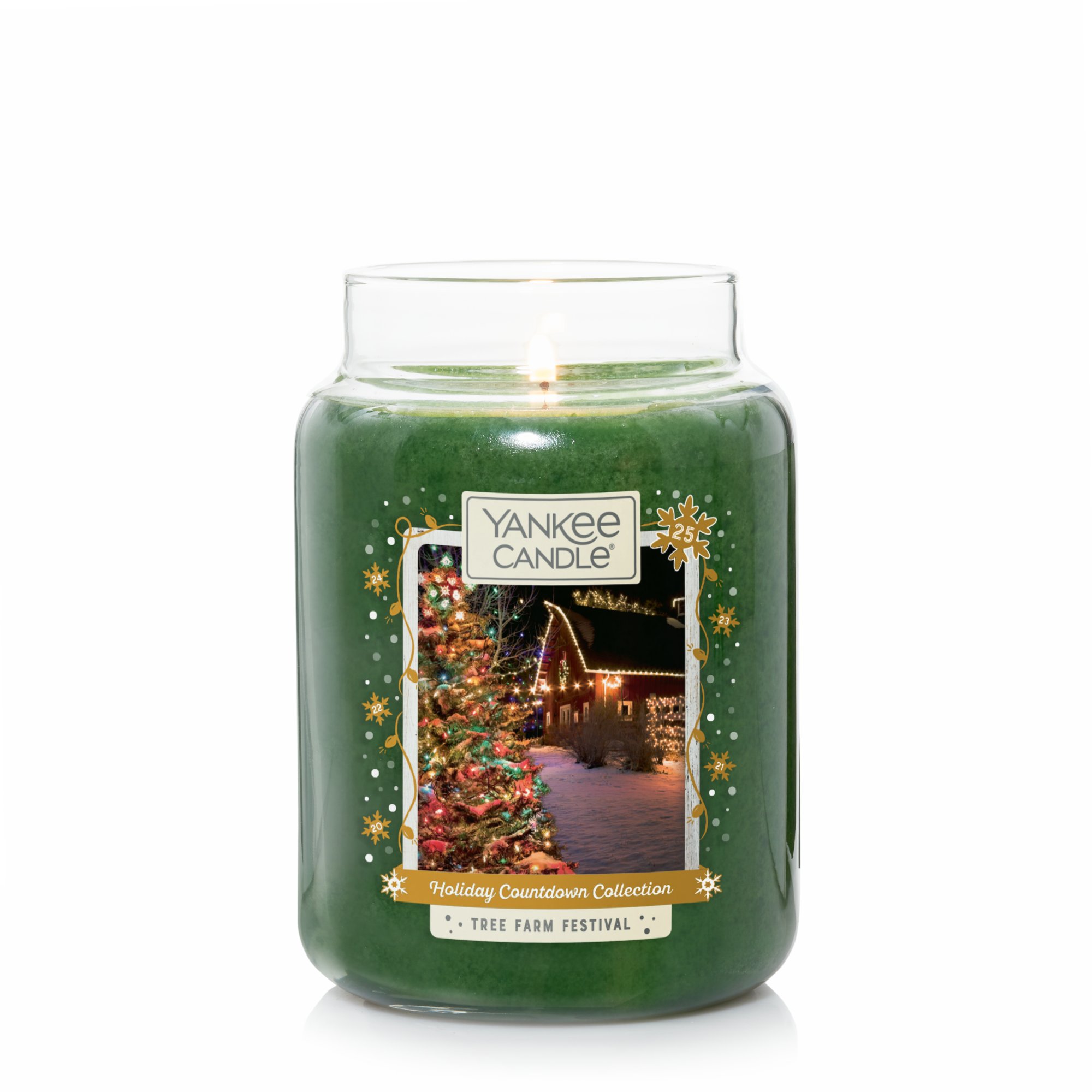 Yankee Candle Natale candles Jar ,Big color Green