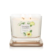 blooming cotton flower medium square candle image number 1