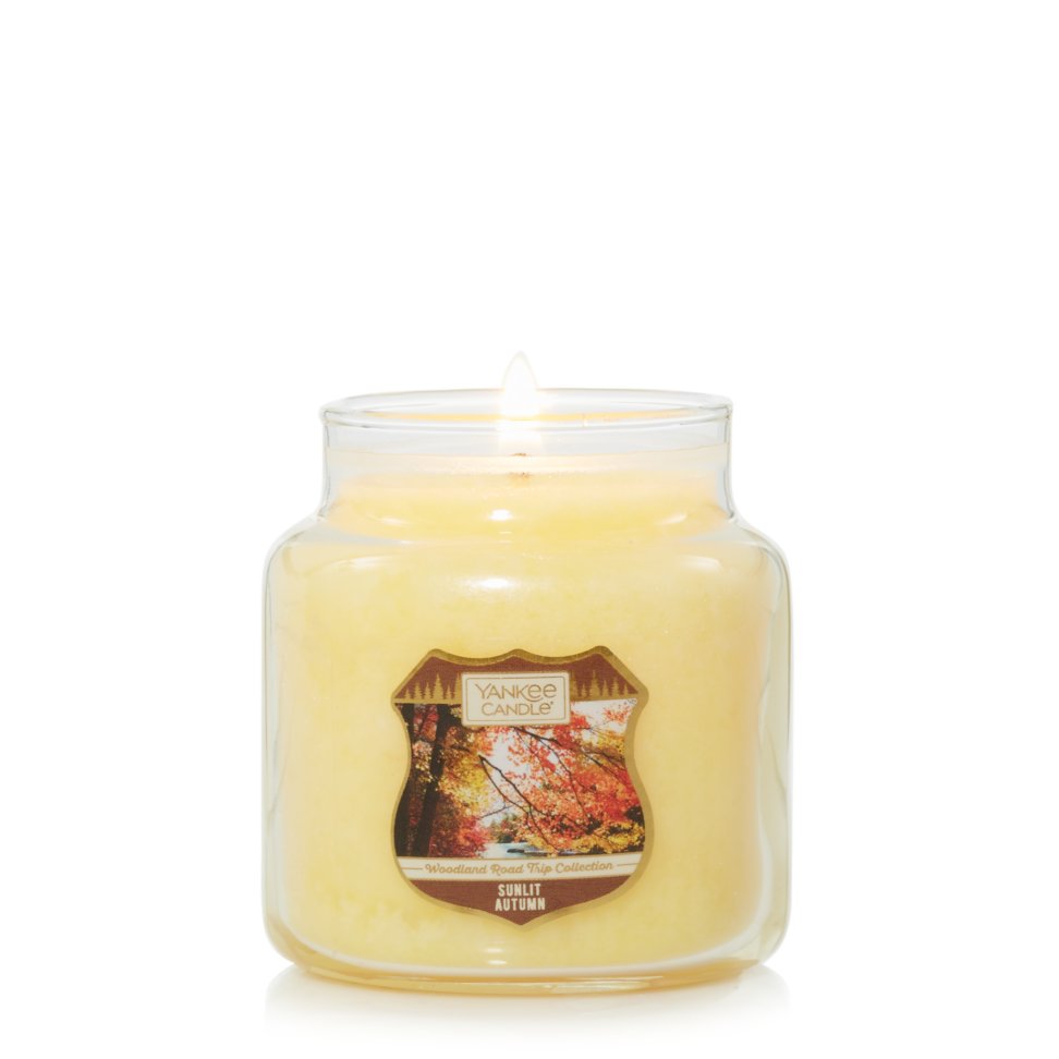 sunlit autumn medium jar candle