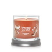 cinnamon stick signature small tumbler candle with lid as coaster image number 2
