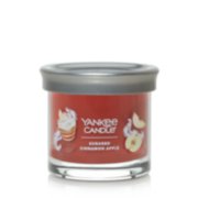 sugared cinnamon apple signature candle with lid