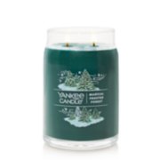 burning magical frosted forest signature large jar candle image number 2