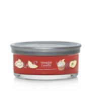 sugared cinnamon apple signature five wick candle image number 1