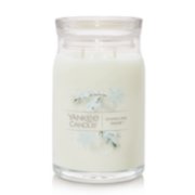sparkling snow signature large jar candle with lid