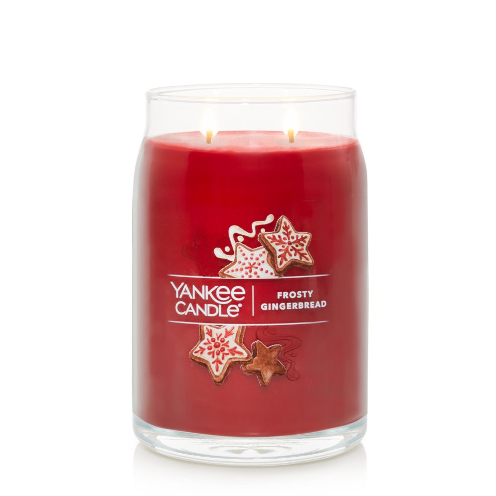 frosty gingerbread signature large jar candle