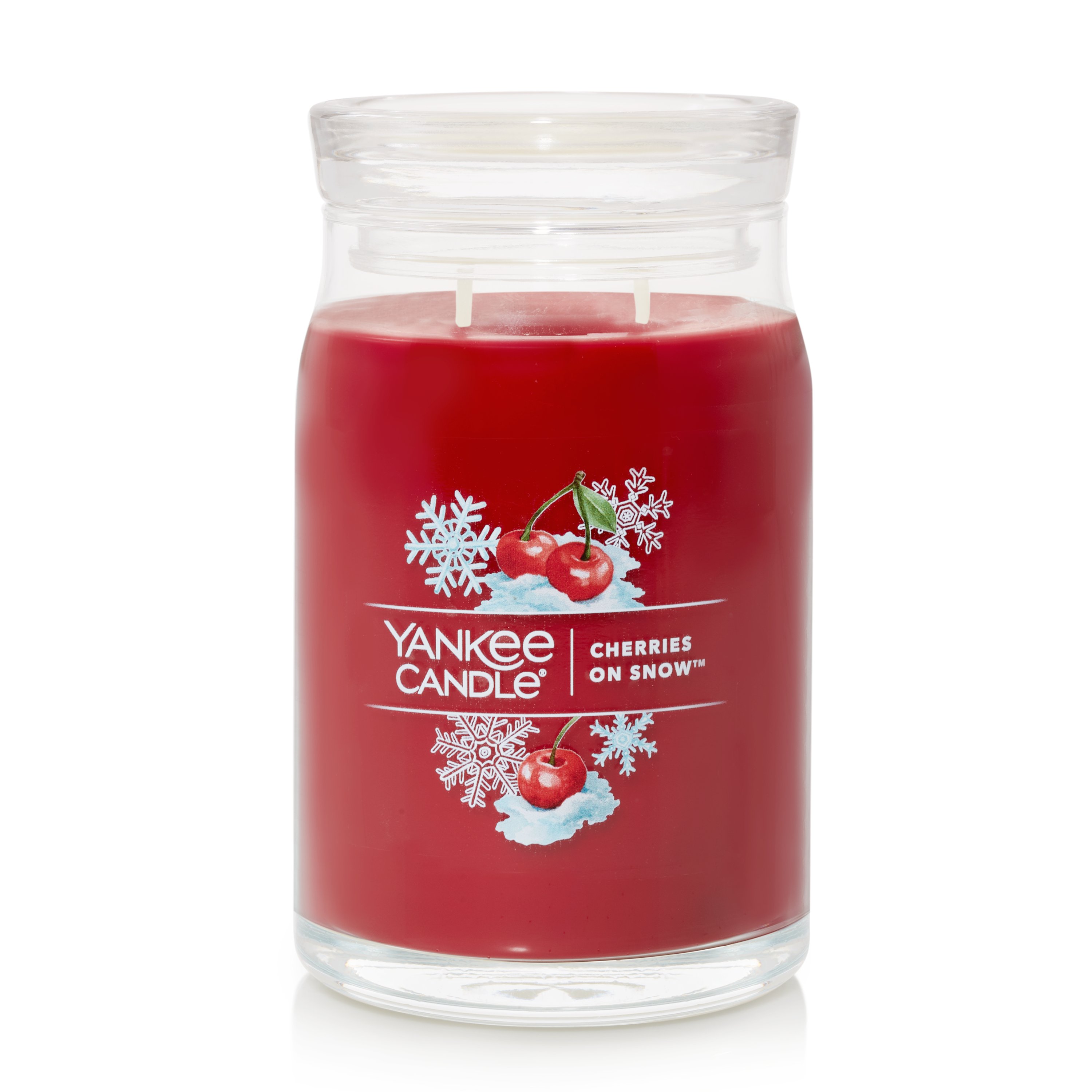 Cherries On Snow™ 20 oz. Signature Large Jar Candle Signature Large