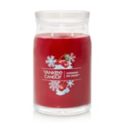 cherries on snow signature large jar candle with lid