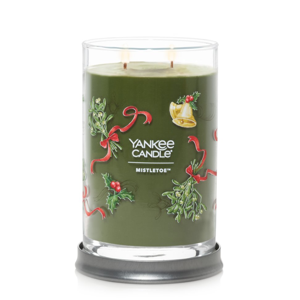 mistletoe signature large tumbler candle