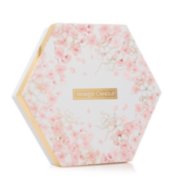 hexagonal gift box with sakura blossom design image number 3