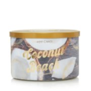 coconut beach three wick candle image number 1
