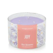 joy lilac blossoms three wick candle image number 3