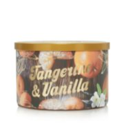 tangerine and vanilla three wick candle image number 1