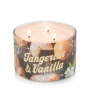 tangerine and vanilla three wick candle image number 2