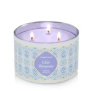 lilac blossoms three wick candle image number 2