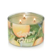 sage and citrus three wick candle image number 2