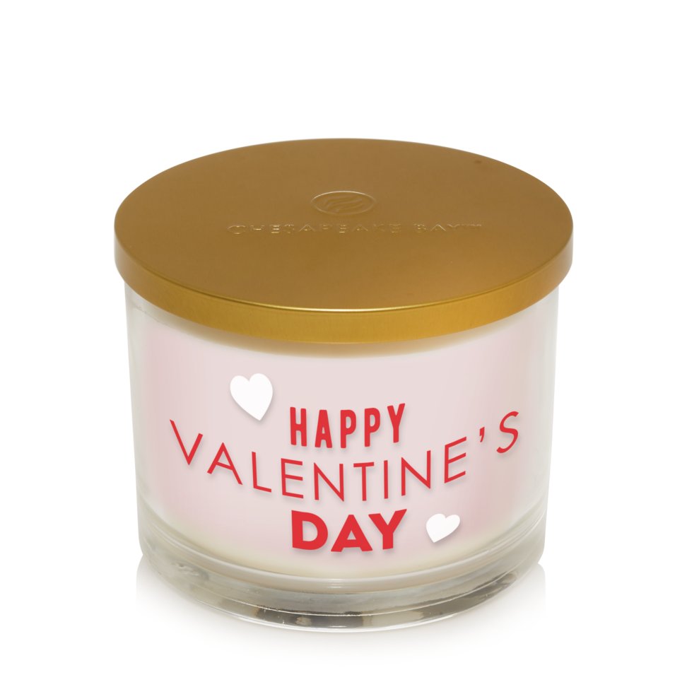 chesapeake bay candle sentiments collection happy valentines day three wick candle