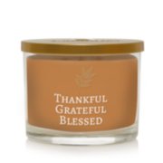 chesapeake bay candle sentiments collection thankful grateful blessed three wick candle image number 1
