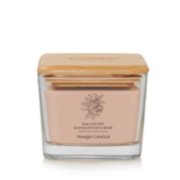 well living collection balancing sandalwood and rose medium square candle image number 1