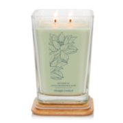 well living collection optimistic lotus blossom and aloe large square candle image number 5