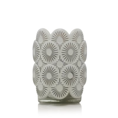 Glazed & Embossed Burst with Light