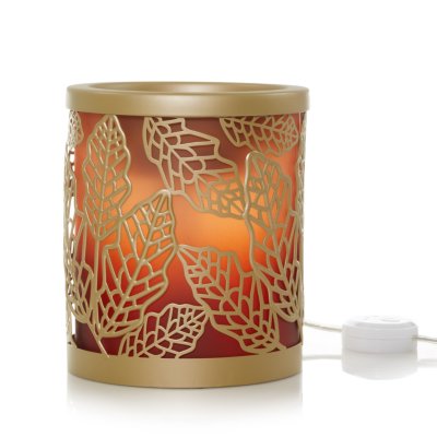 YANKEE CANDLE Winterscape Collection Gold Village LED WAX MELT ELECTRIC WARMER 
