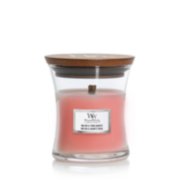 melon and pink quartz mini hourglass candle image number 1