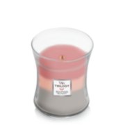 melon blossom and coastal sunset and palo santo medium hourglass trilogy candle image number 2