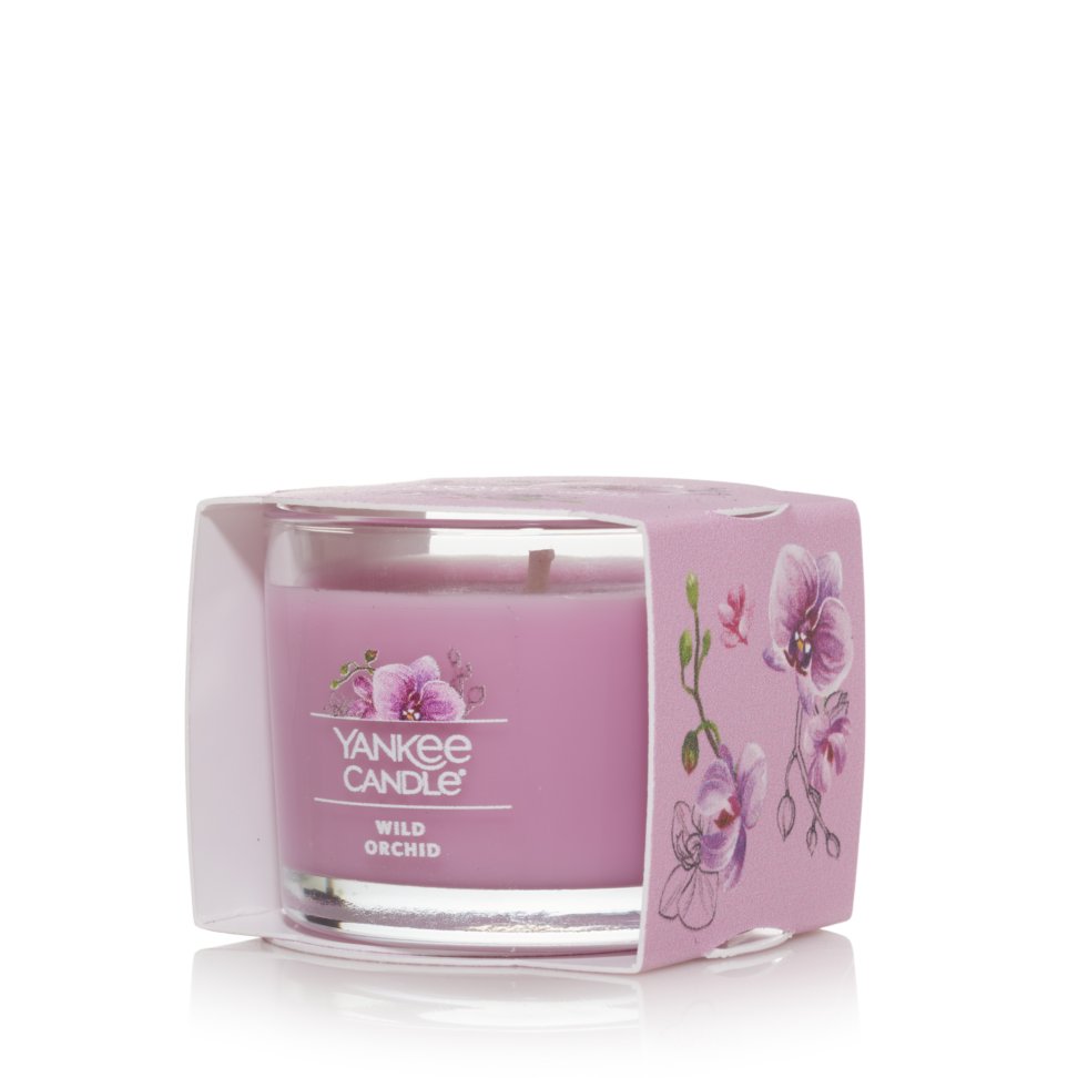 wild orchid mini candle