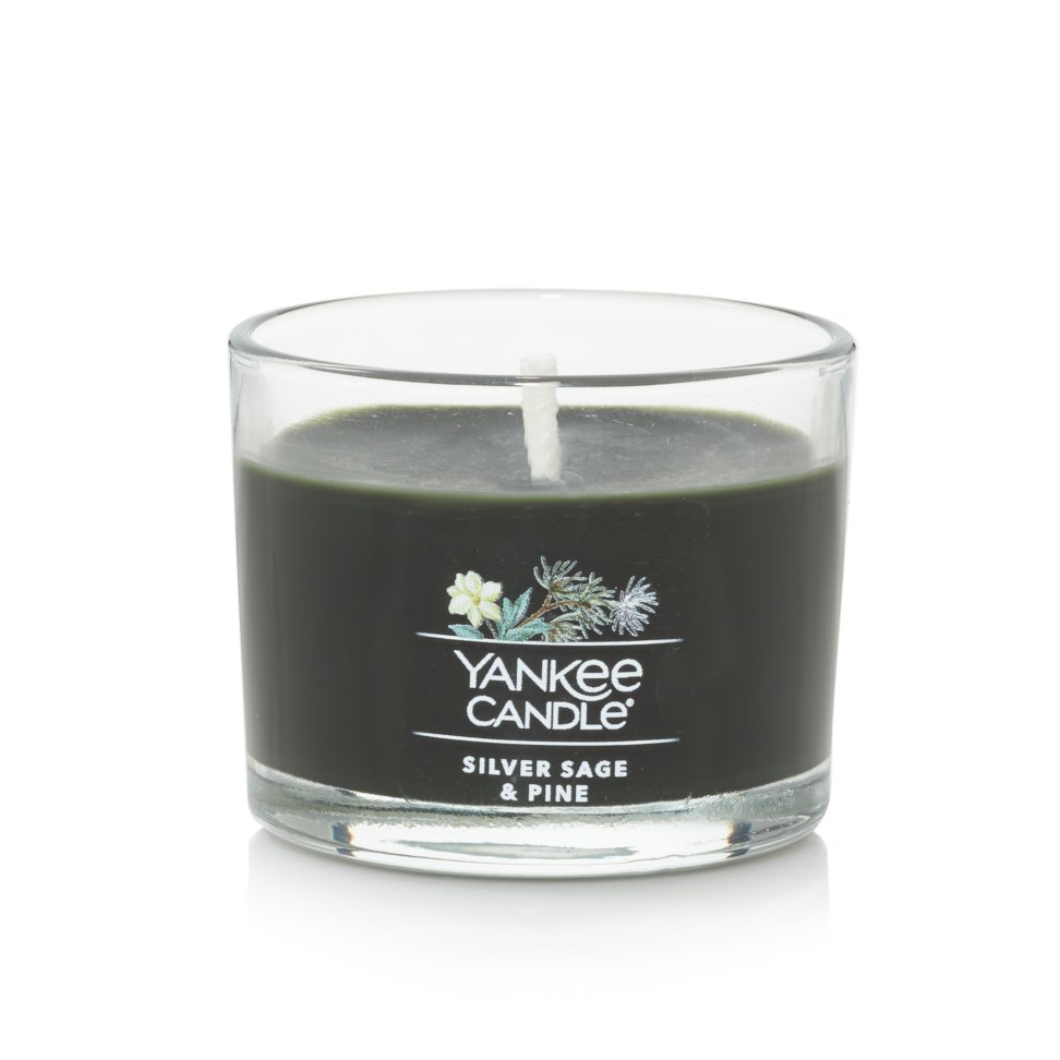 silver sage and pine yankee candle mini